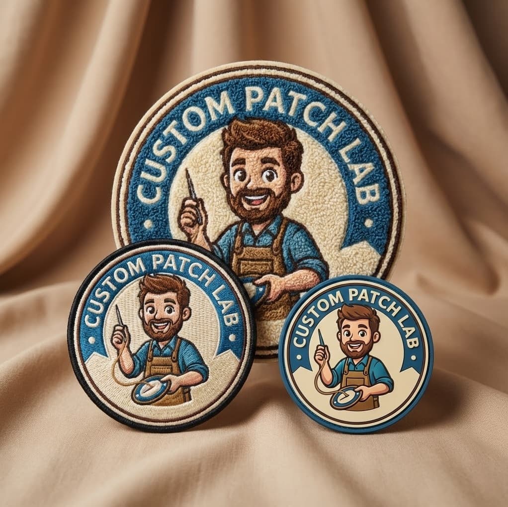 Starter Pack – Chenille, Embroidered, and PVC patches